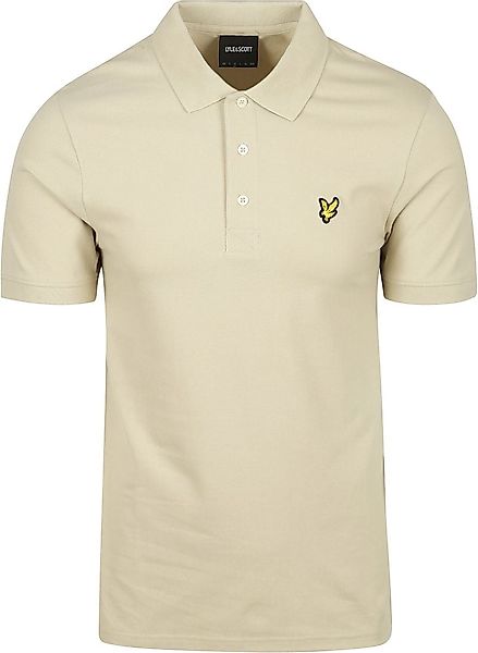 Lyle und Scott Polo Plain Grey Taupe - Größe XL günstig online kaufen