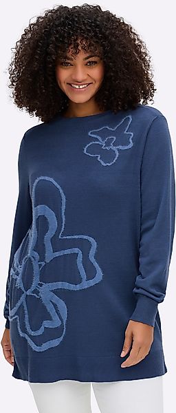 Sheego Jacquardpullover "Pullover" günstig online kaufen