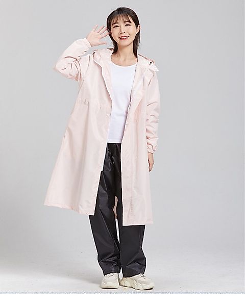 RWEUOQ Regenmantel für Damen, winddicht Regenponcho(Rosa) günstig online kaufen