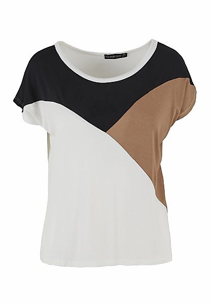 CLOUD 5IVE T-Shirt "CLOUD 5IVE Damen Cloud5ive Damen Viskose Colorblock T-S günstig online kaufen
