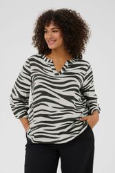 KAFFE Curve Kurzarmbluse Kurzarm-Bluse KCjanni Große günstig online kaufen