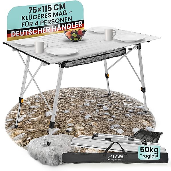 LAWA Living and Lifestyle Campingtisch Aluminium günstig online kaufen
