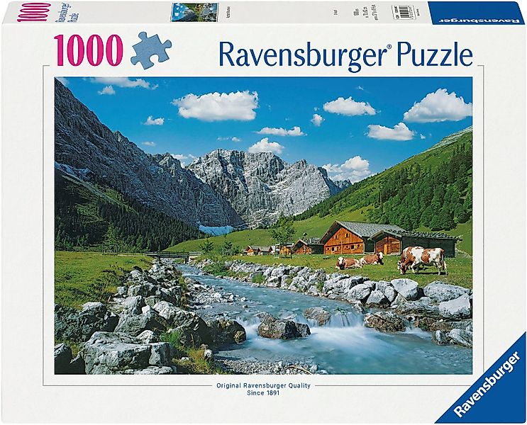 Ravensburger Puzzle Karwendelgebirge, Österreich, 1000 Puzzleteile, günstig online kaufen