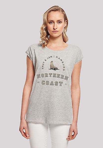 F4NT4STIC T-Shirt "Robbe Knut & Jan Hamburg" Print günstig online kaufen