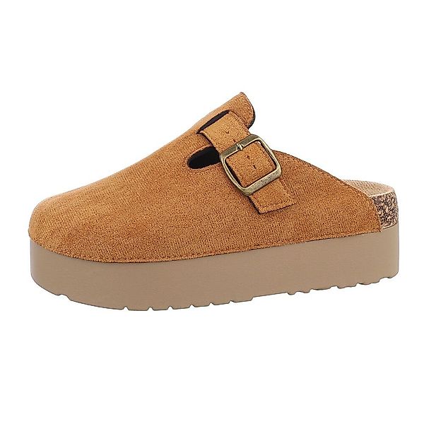 Ital-Design Damen Mules Freizeit Plateausandaletten (85698204) günstig online kaufen