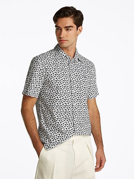 Tommy Hilfiger Kurzarmhemd FLEX POPLIN PALM günstig online kaufen