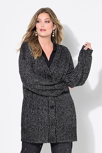 MIAMODA Strickjacke Strickjacke mit Glitzergarn Loose günstig online kaufen