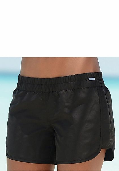 LASCANA Badeshorts elastisches Bündchen, mit Gesäßtasche, softe Microfaser- günstig online kaufen