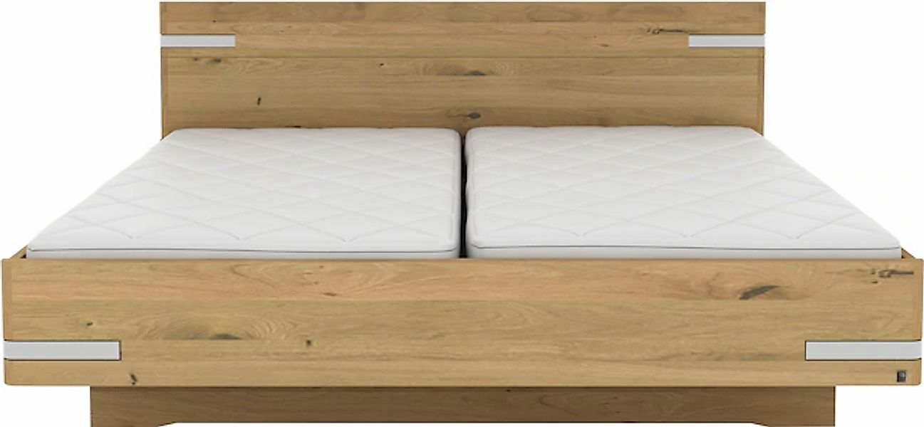 Musterring Holzbett »Savona, Bettgestell, Bettrahmen, teilmassiv Bianco-Eic günstig online kaufen