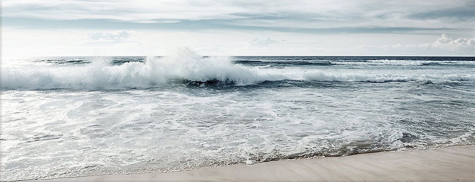 artissimo Glasbild Glasbild 80x30cm Bild aus Glas Wandbild Wohnzimmer Meer günstig online kaufen