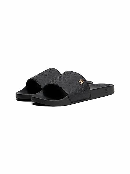 Tommy Hilfiger Pantolette "TH MONOGRAM POOLSIDE", Bequemschuh, Sommerschuh, günstig online kaufen