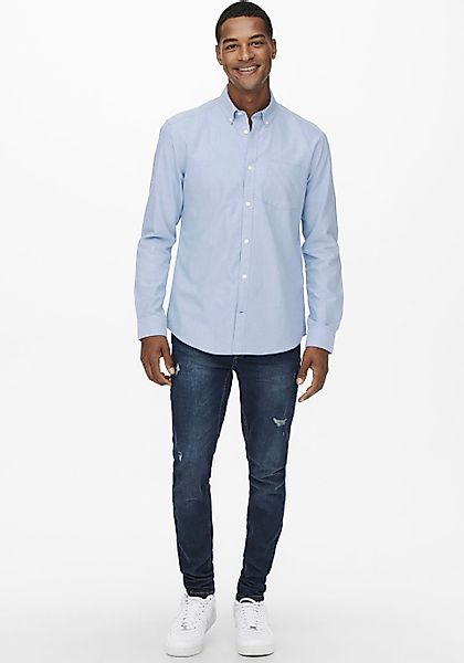 Only & Sons Herren Freizeit Hemd ONSNEIL Slim Fit günstig online kaufen