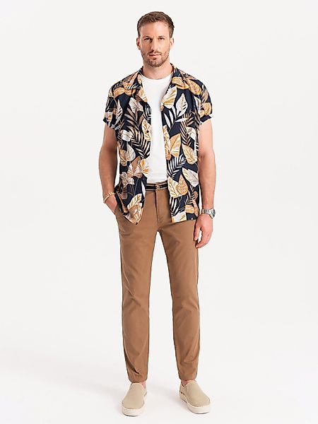 OMBRE Chinohose Chinohose mit Gürtelähnliche dekorative günstig online kaufen