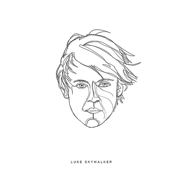 Komar Bild "Star Wars Classic Force Faces Luke" Star Wars 1 Stk. tlg. Wandb günstig online kaufen