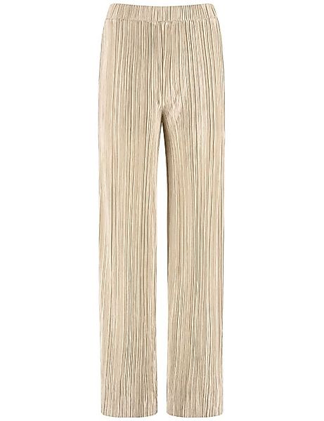 Taifun Stoffhose – Unifarbene Plisseehose mit günstig online kaufen