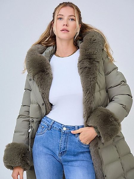 ANNIS Fashion & Accessoires Winterjacke "DOMENIQUE" (1-St) mit Kunstfellbes günstig online kaufen