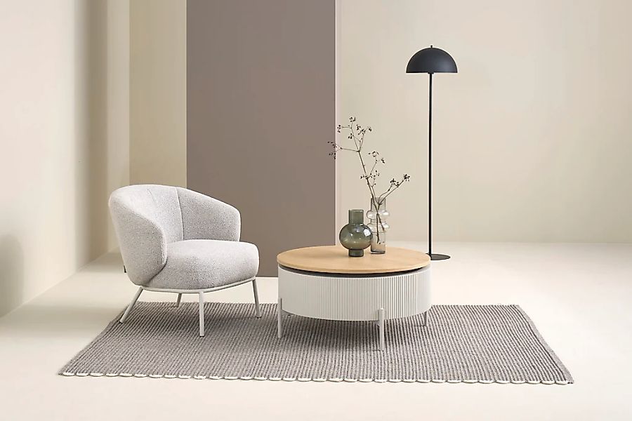 SCHÖNER WOHNEN-Kollektion Couchtisch "HEROY" 1 Stk. tlg. 80 cm, Tischplatte günstig online kaufen