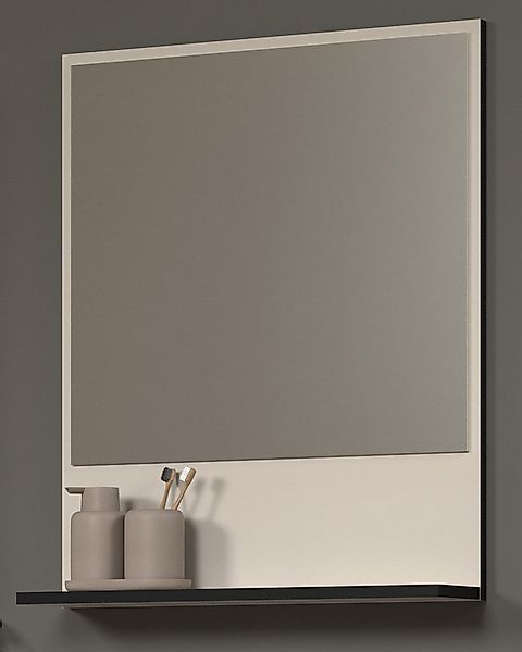 Furn.Design Badspiegel Calmed (Wandspiegel in Cashmere grau, 60 x 74 cm), m günstig online kaufen