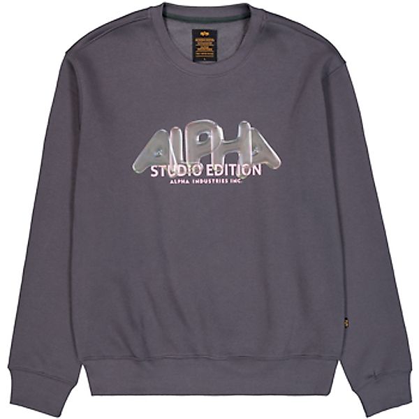 Alpha Industries  Sweatshirt Studio Edition Vibe Crewneck - vintage grey günstig online kaufen