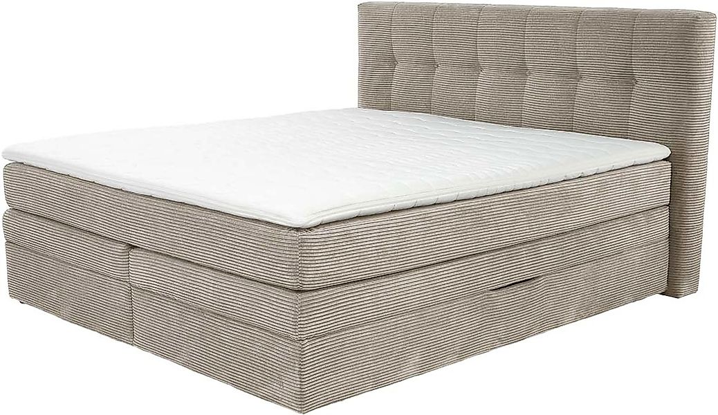 Jockenhöfer Gruppe Boxspringbett "Amy" mit Bettkasten und Kaltschaum-Topper günstig online kaufen