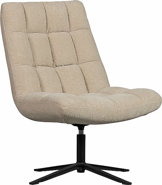WOOOD Drehsessel "Job", Bouclé-Polsterung, Relaxsessel, H 101 cm x B 70 cm günstig online kaufen