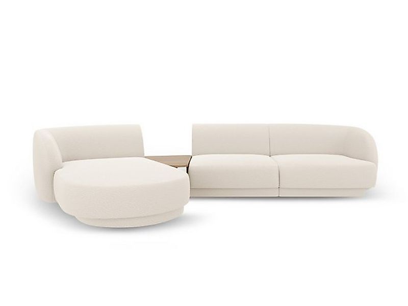 Micadoni Sofa Miley, modular mit Recamiere 3-Sitzer günstig online kaufen
