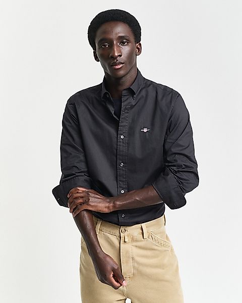 Gant Langarmhemd Slim Fit Popeline Hemd günstig online kaufen