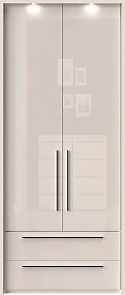 Places of Style Drehtürenschrank "Piano", weiß, verschiedene Breiten mit 2 günstig online kaufen