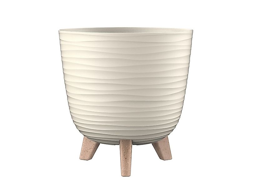 Engelland Blumentopf Pflanztopf mit Füßen (Vorteils-Set, 1 St., robuster PP günstig online kaufen