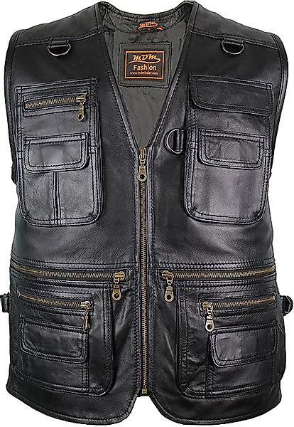 MDM Lederweste Herren Freizeit Lederweste Outdoor günstig online kaufen