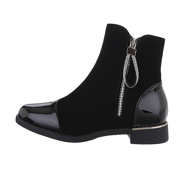 Ital-Design Damen Elegant Stiefel (84633706) Blockabsatz Flache Stiefel in günstig online kaufen