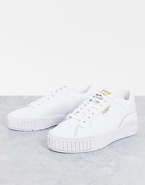 Puma – Cali Sport – Weiße Sneaker günstig online kaufen