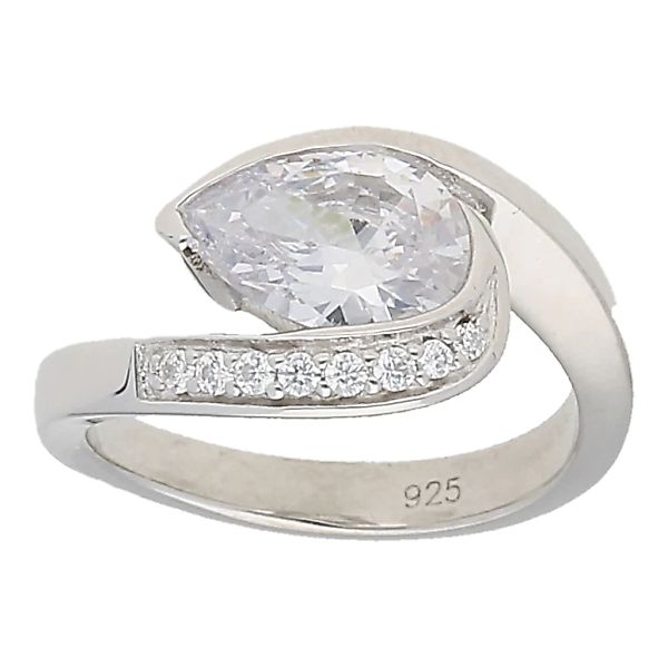 Smart Jewel Silberring "mit funkelnden Zirkonia Steinen, Silber 925" günstig online kaufen
