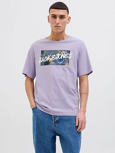 Jack & Jones Print-Shirt JJHAWAII SHAPE TEE SS CREW NECK günstig online kaufen