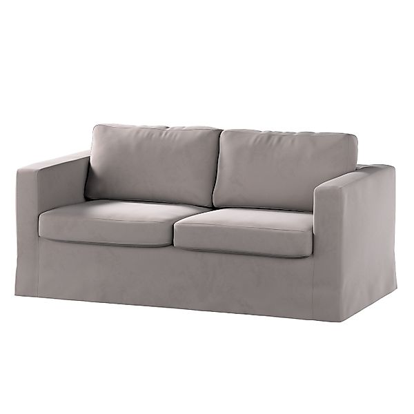 Bezug für Karlstad 2-Sitzer Sofa nicht ausklappbar, lang, mocca, Sofahusse, günstig online kaufen