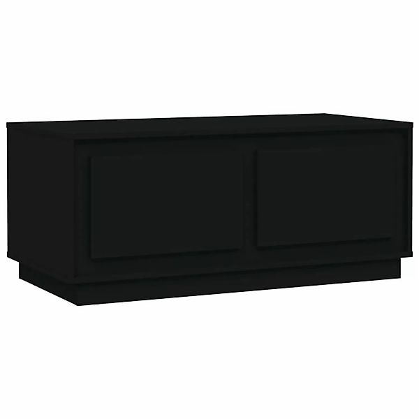 vidaXL Couchtisch Schwarz 102x50x44 cm Holzwerkstoff günstig online kaufen