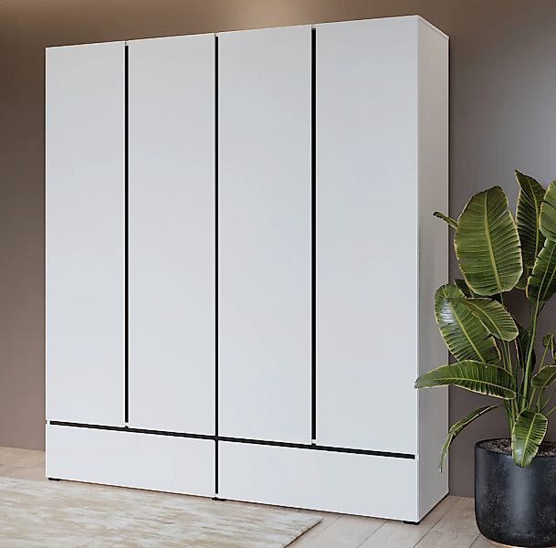 INOSIGN Drehtürenschrank "Cross, moderner griffloser Kleiderschrank", Wäsch günstig online kaufen