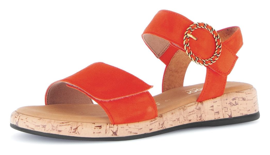 Gabor RHODOS Keilsandalette, Riemchensandale, Komfortschuh, Sommerschuh günstig online kaufen