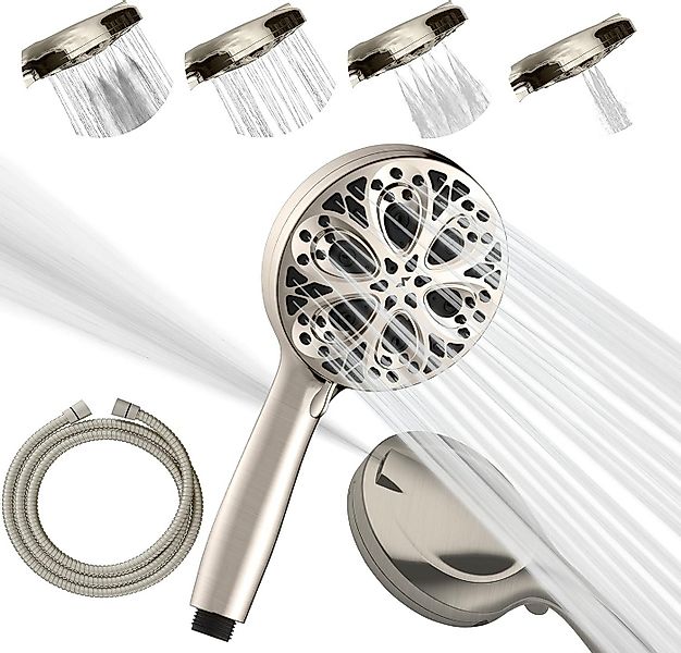 sparkpod Duschbrause Premium 10-Strahl Hochdruck Handbrause Duschkopf Edels günstig online kaufen