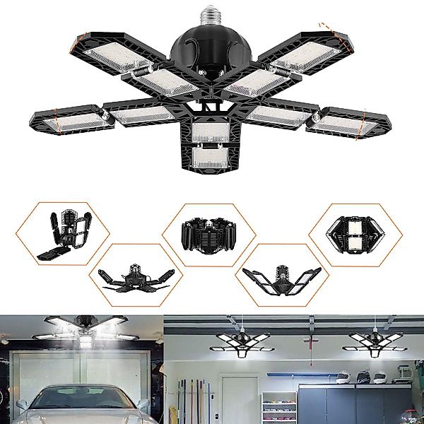 LETGOSPT LED Pendelleuchte 150W 18000LM Faltbar günstig online kaufen