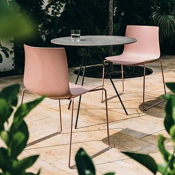 Arper CATIFA 46 0337 | Outdoor Kufenstuhl | Monocolor günstig online kaufen