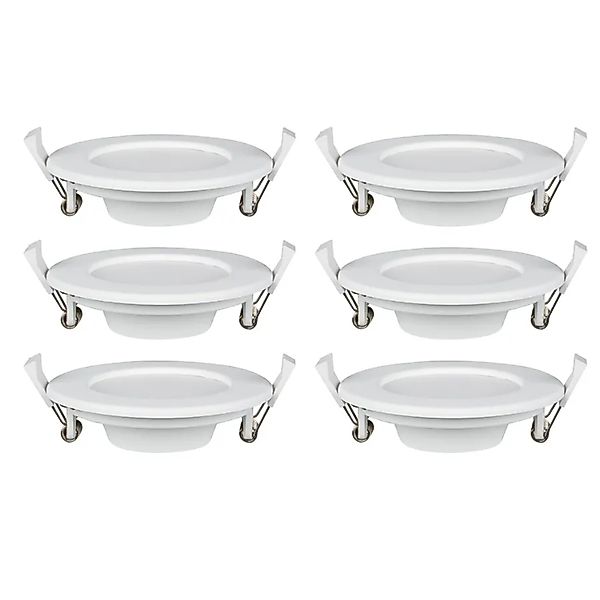 LUXULA LED Downlight Einbauleuchte Einbauspot CCT 3000K 4000K 6000K 6er Pac günstig online kaufen