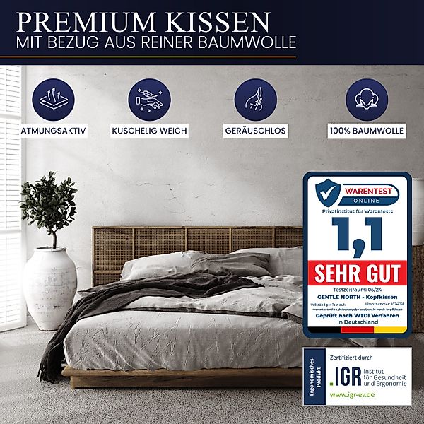Gentle North Kopfkissen in Hotelqualität - günstig online kaufen
