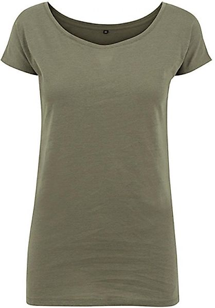 Build Your Brand Rundhalsshirt Damen Wideneck günstig online kaufen