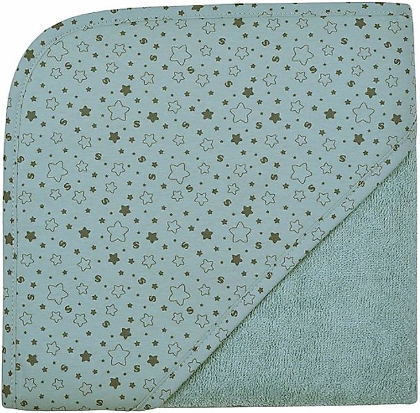 Wörner Kapuzenhandtuch »Sterne eisblau Kapuzenbadetuch 80/80«, (1 St.) günstig online kaufen