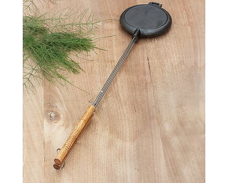 Antikas Feuerstelle Waffeleisen für offenes Feuer, Grill und Gasherd, aus G günstig online kaufen
