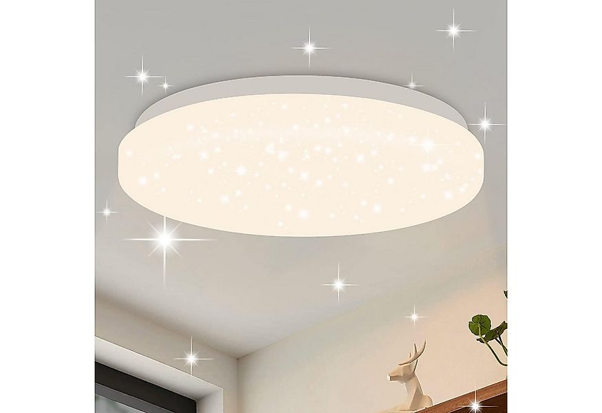 ZMH Deckenleuchte Whonzimmer Modern klein glitzer Flurlampe 15W Schlafzimme günstig online kaufen