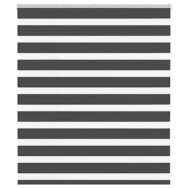 vidaXL Doppelrollo Schwarz 130x100 cm Stoffbreite 125,9 cm Polyester 401421 günstig online kaufen