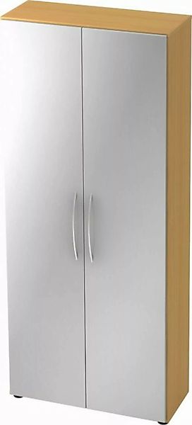 HAMMERBACHER Aktenschrank Schrank Basic 5 OH BxTxH 80x33x188cm Griff BM Nus günstig online kaufen