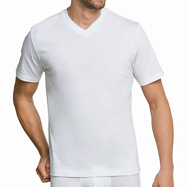 SCHIESSER Herren American T-Shirt 2er Pack - 1/2 Arm, Unterhemd, V-Ausschni günstig online kaufen